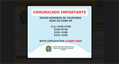 Desktop Screenshot of corcesp.org.br